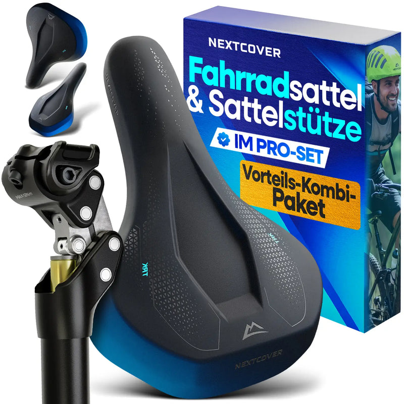 ComfortSet™ Pro – Fahrradsattel & Sattelstütze mit Federung | Komplett-Set