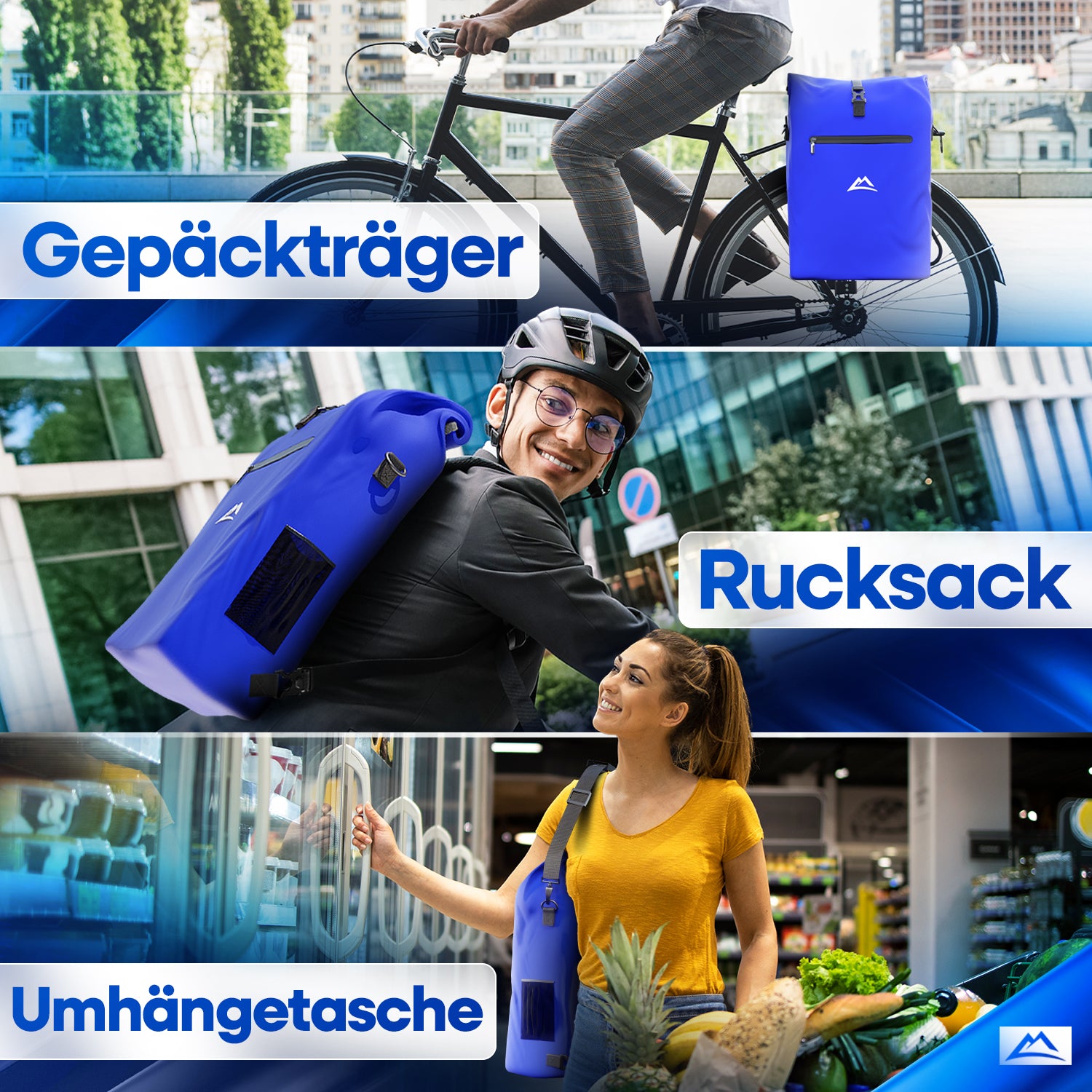 NextBag TPU 3in1 Fahrradrucksack - dein Begleiter für den Alltag