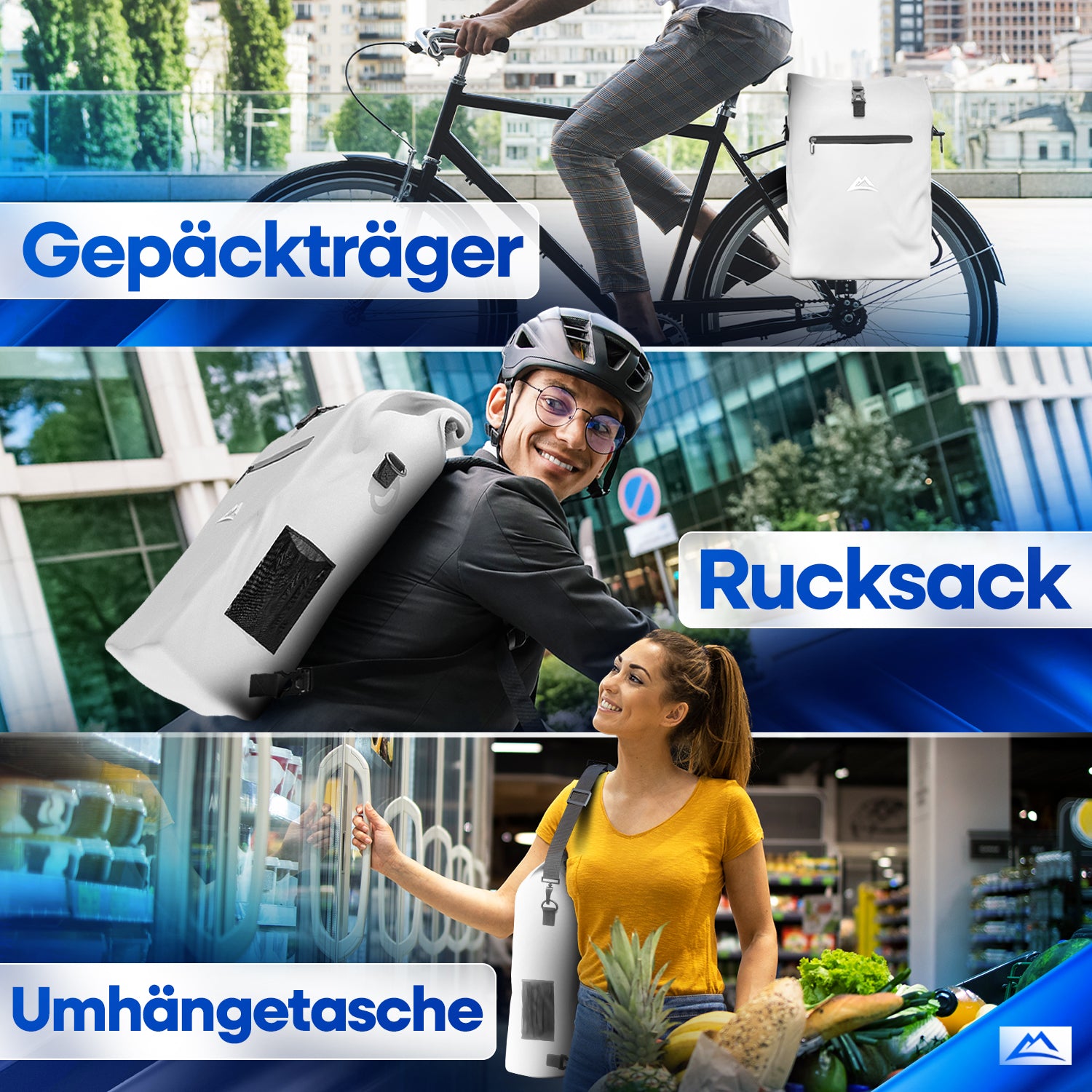 NextBag TPU 3in1 Fahrradrucksack - dein Begleiter für den Alltag