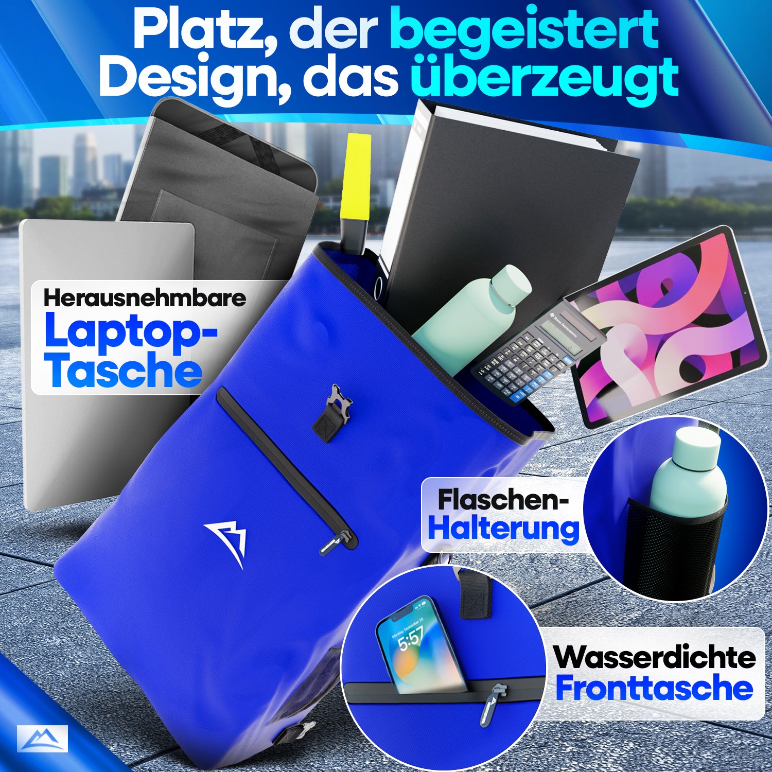 NextBag TPU 3in1 Fahrradrucksack - dein Begleiter für den Alltag