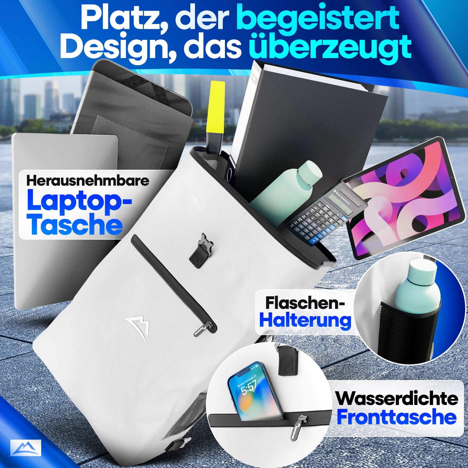 NextBag TPU 3in1 Fahrradrucksack - dein Begleiter für den Alltag