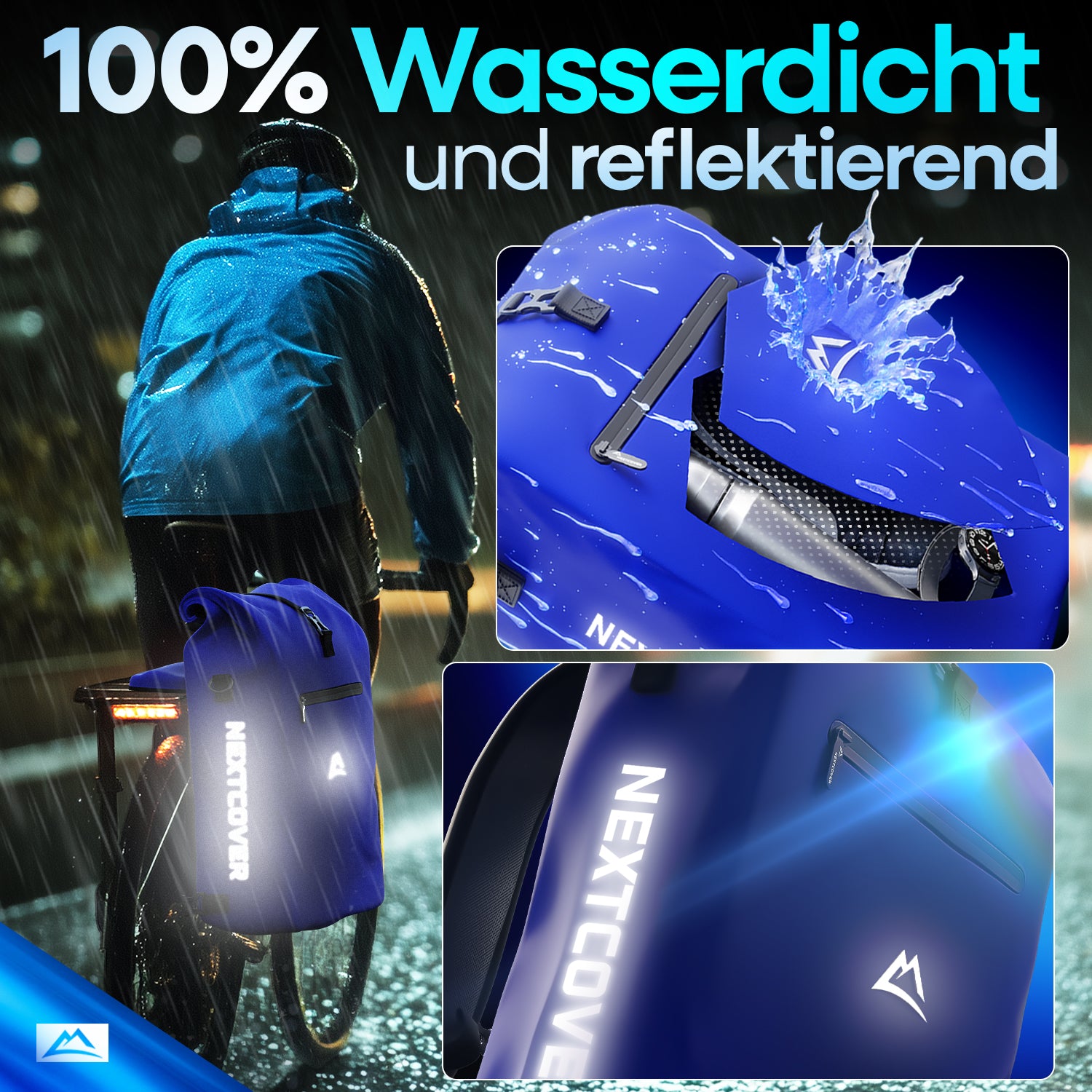NextBag TPU 3in1 Fahrradrucksack - dein Begleiter für den Alltag