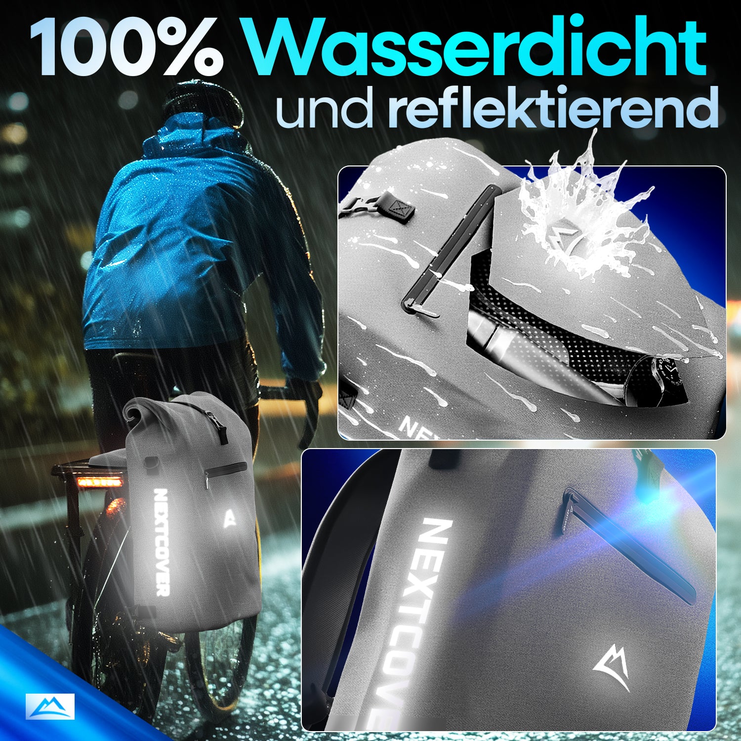 NextBag TPU 3in1 Fahrradrucksack - dein Begleiter für den Alltag