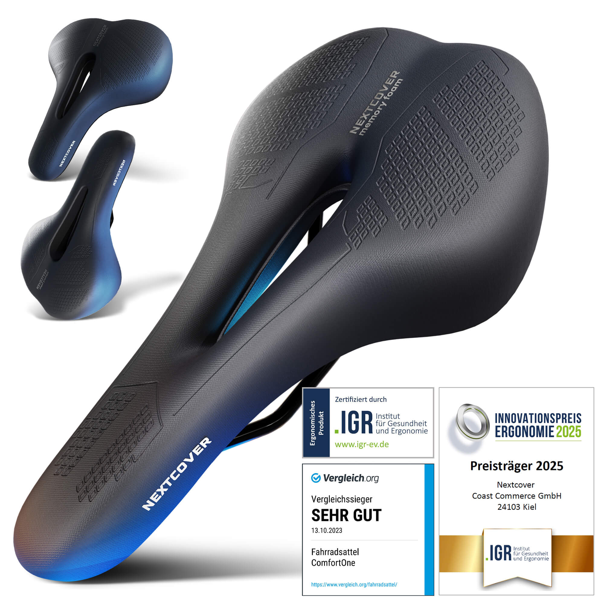 NEXTCOVER® Fahrradsattel ComfortOne - das Original