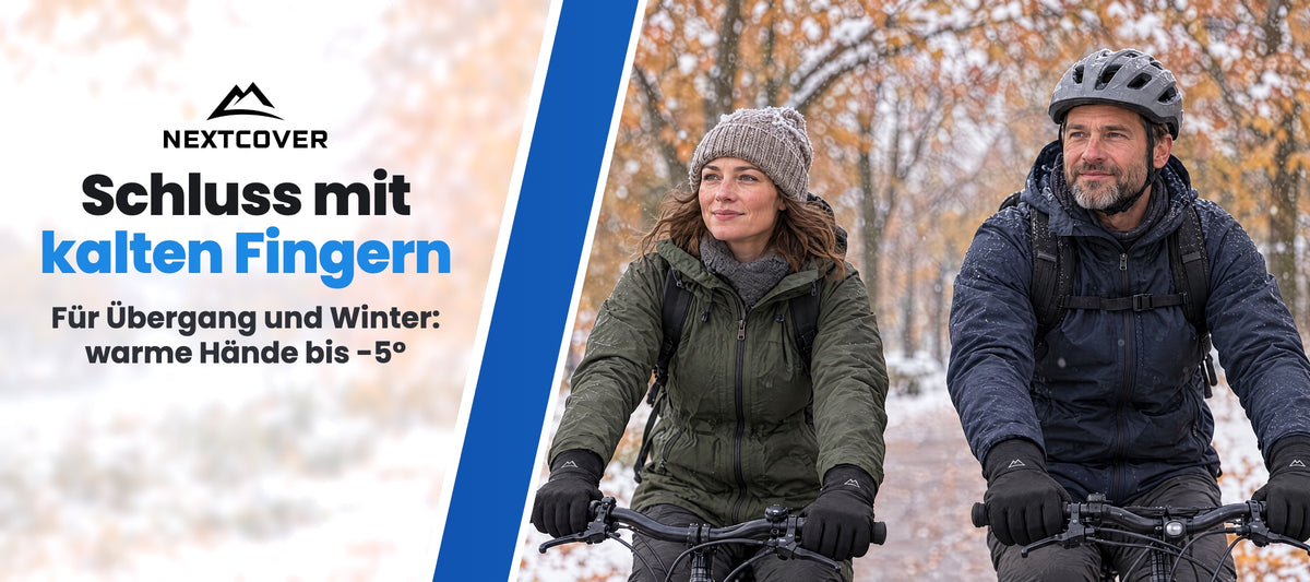 NEXTCOVER ThermoShield Fahrradhandschuhe Übergang und Winter