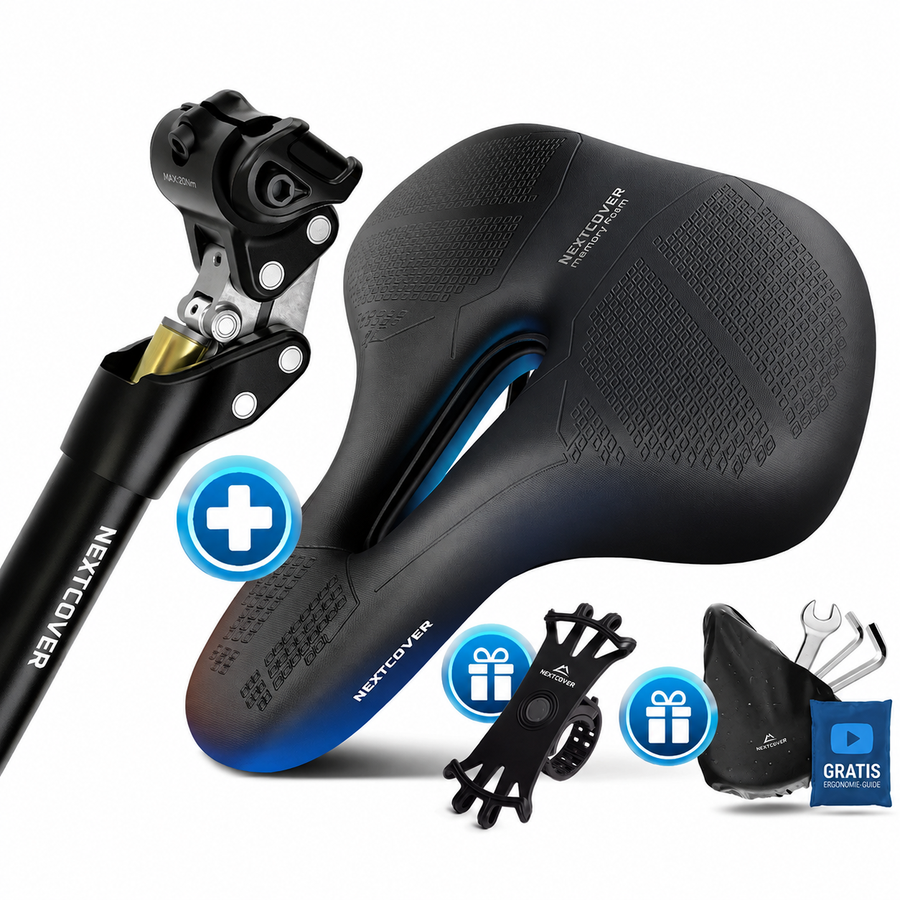 ComfortSet MAX - Sattel + gefederte Sattelstütze