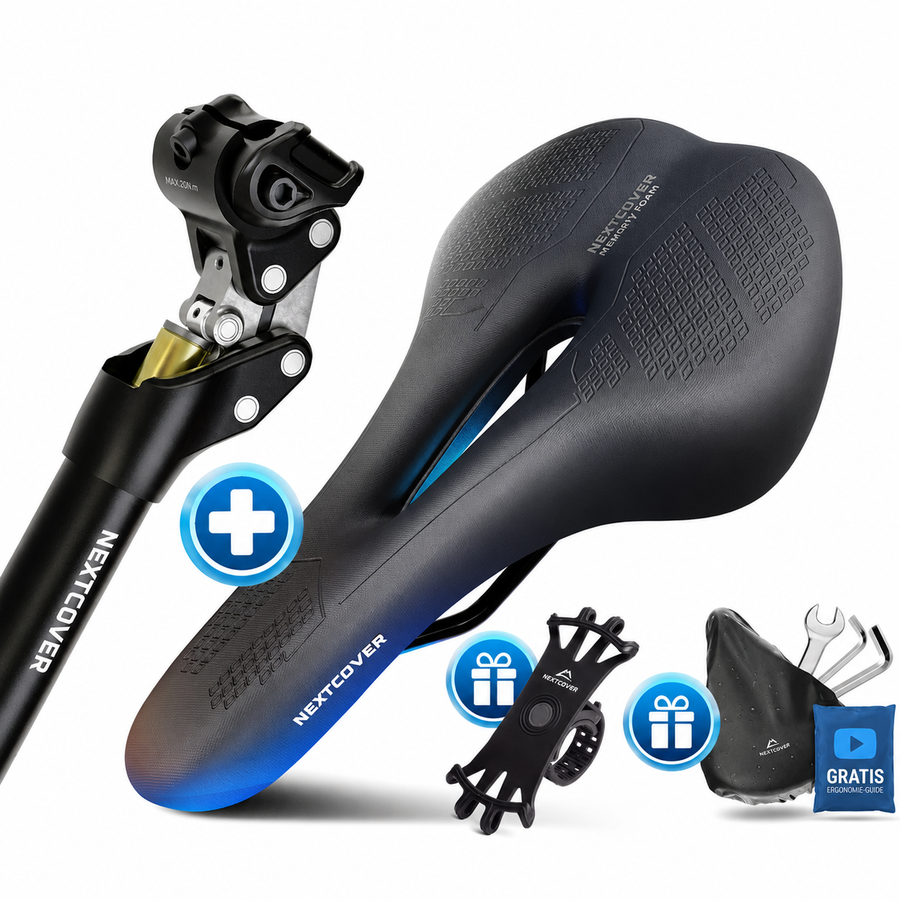 ComfortSet MAX - Sattel + gefederte Sattelstütze