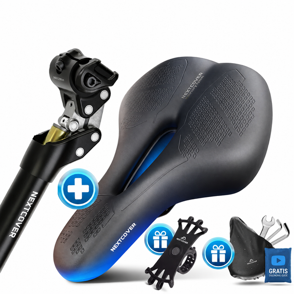 ComfortSet MAX - Sattel + gefederte Sattelstütze