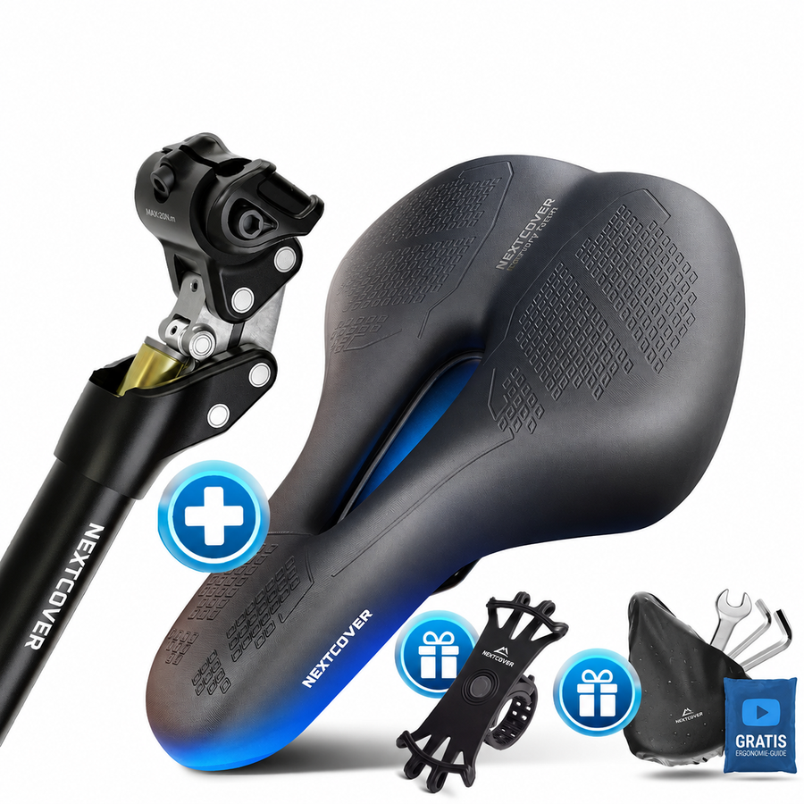 ComfortSet MAX - Sattel + gefederte Sattelstütze