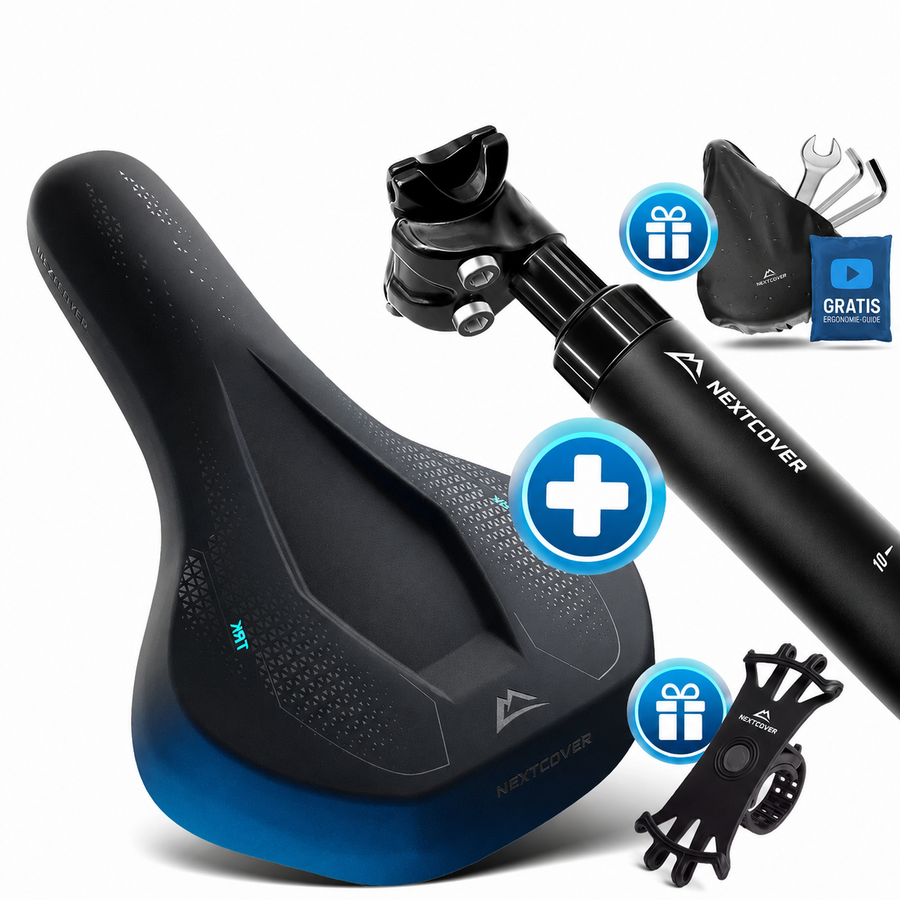 ComfortSet MAX - Sattel + gefederte Sattelstütze