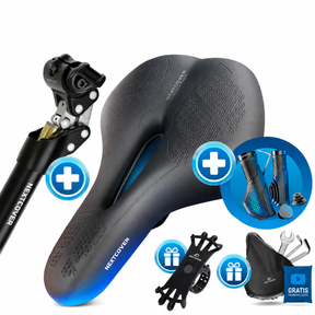 ComfortSet ULTRA – Sattel + gefederte Sattelstütze + Griffe