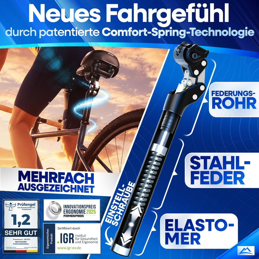 gefederte Sattelstütze ComfortSpring - Comfort-Spring-Technologie