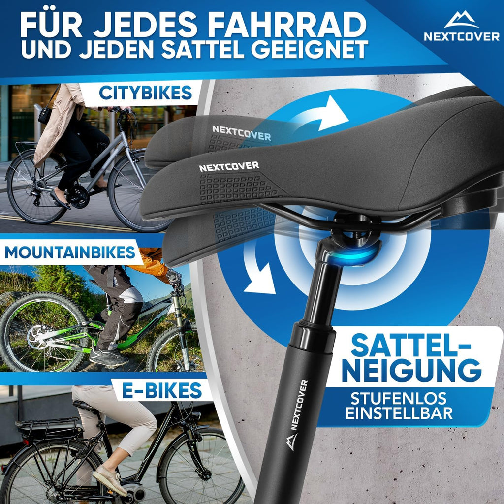 Nextcover ComfortSpring Sattelstütze – gefedert für bequemes Fahren