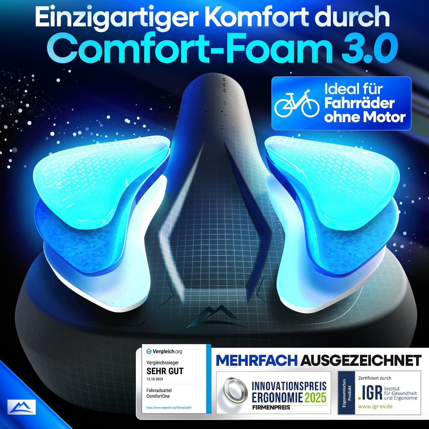 NEXTCOVER® Fahrradsattel ComfortSport - das Original