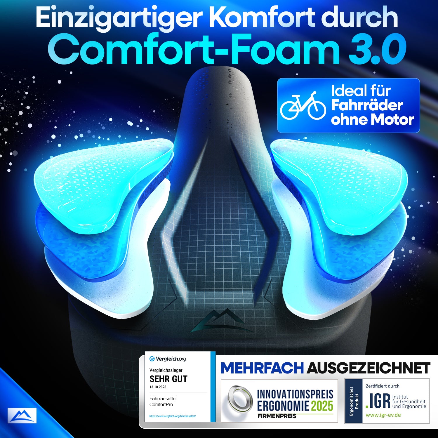 NEXTCOVER® Fahrradsattel ComfortSport - das Original