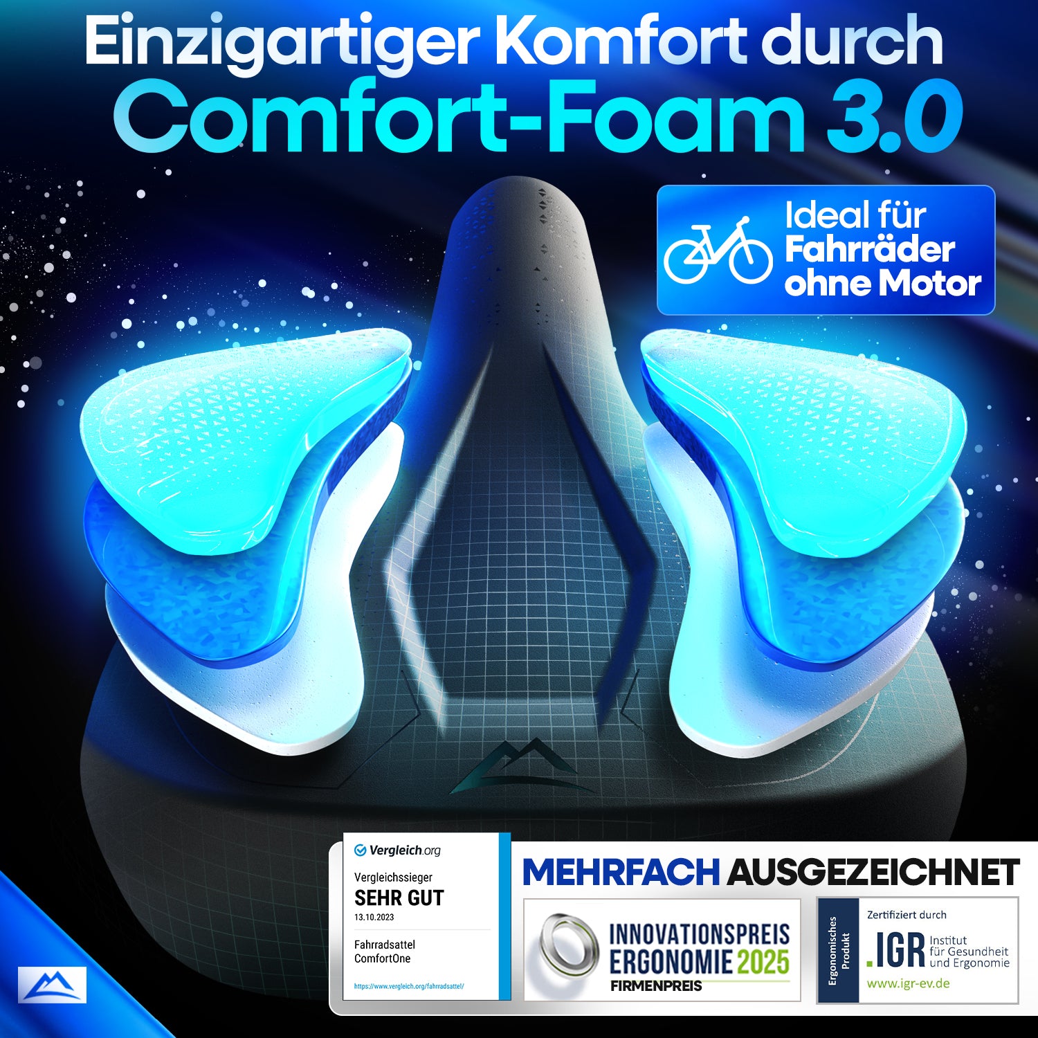 NEXTCOVER® Fahrradsattel ComfortSport - das Original
