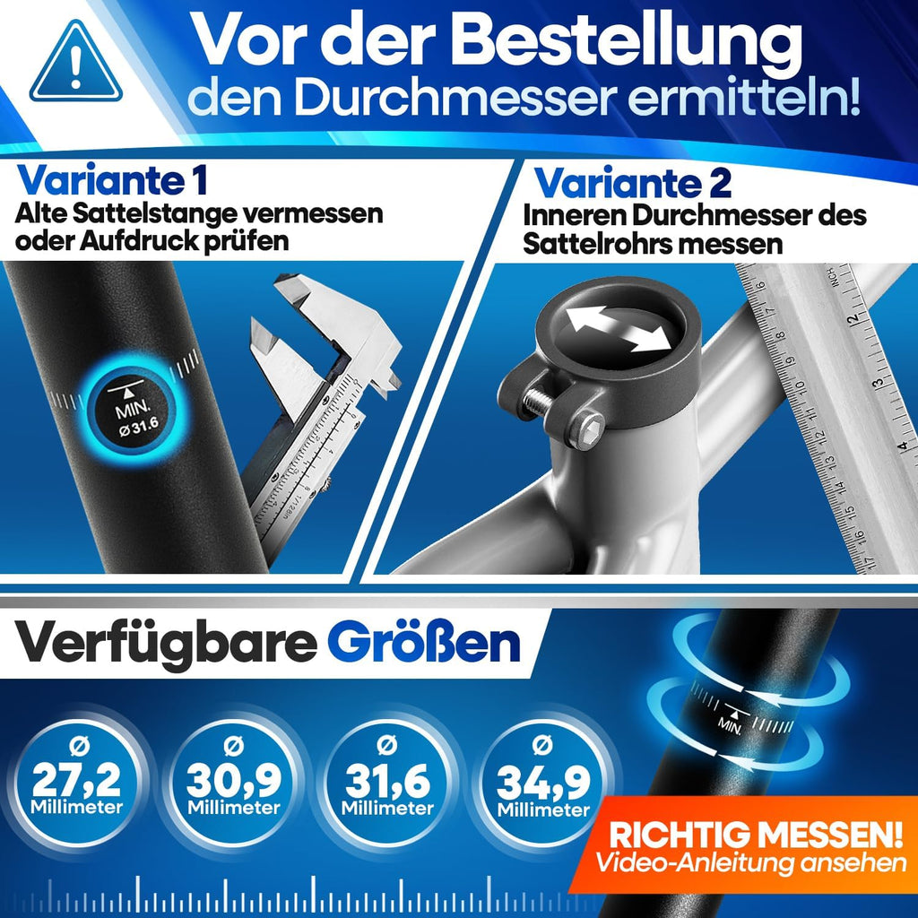 Nextcover ComfortSpring Sattelstütze – gefedert für bequemes Fahren, image size:1024x1024