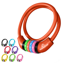 Nextcover Kinder Fahrradschloss mit buntem Zahlencode – sicheres, kindgerechtes Zahlenschloss in mehreren Farben, ausgezeichnet mit Note 1,2 „Sehr gut“, ideal für Kinderfahrräder und Familienausflüge.
