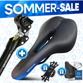 Nextcover ComfortSets™ – Fahrradsattel & Sattelstütze mit Federung | (E-Bike / Sport)