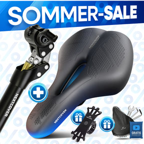 Nextcover ComfortSets™ – Fahrradsattel & Sattelstütze mit Federung | (E-Bike / Sport)
