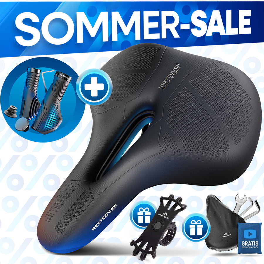 Fahrradsattel ComfortOne/Pro & Fahrradgriff GripOne