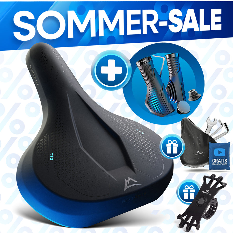 Fahrradsattel ComfortOne/Pro & Fahrradgriff GripOne