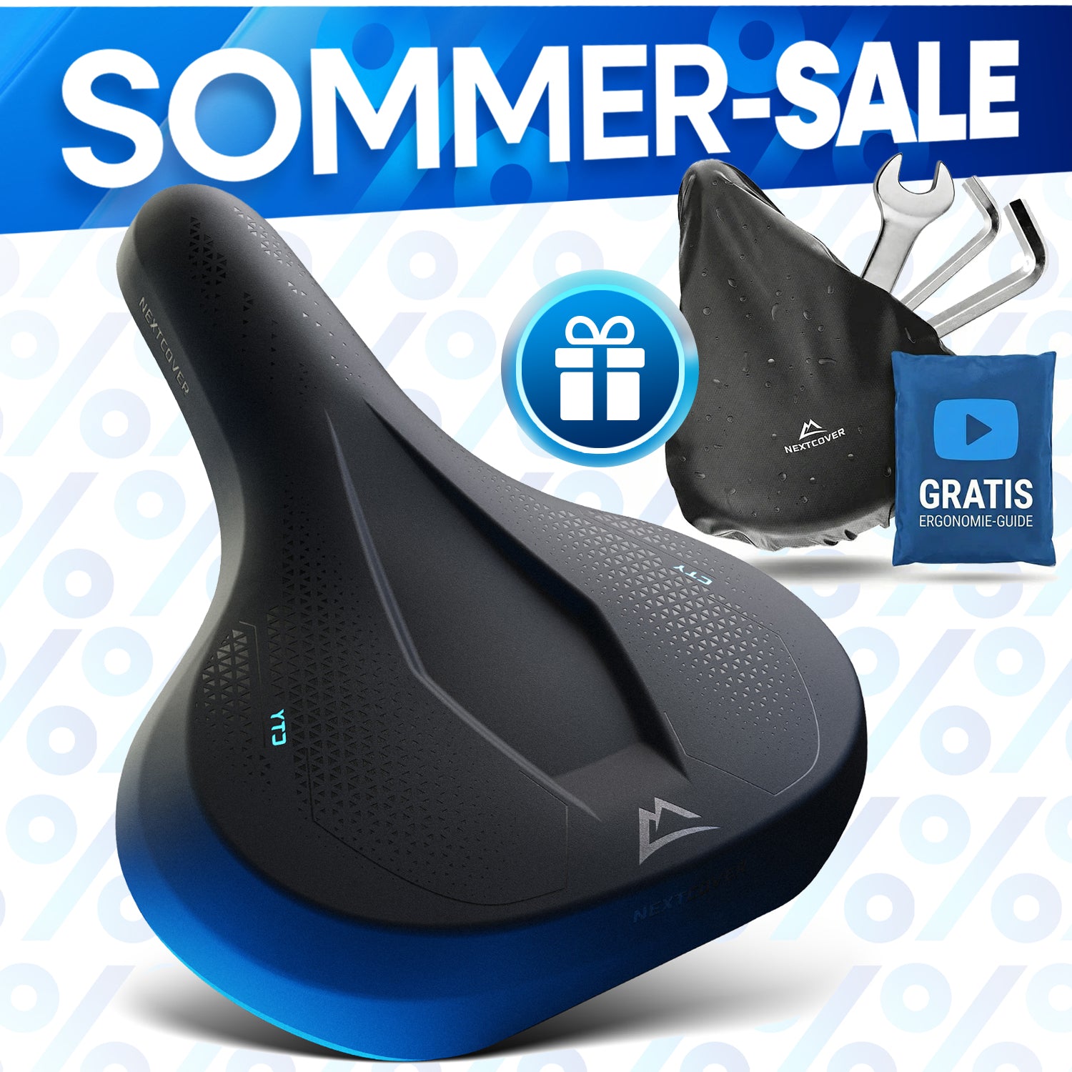 NEXTCOVER® Fahrradsattel ComfortSport - das Original