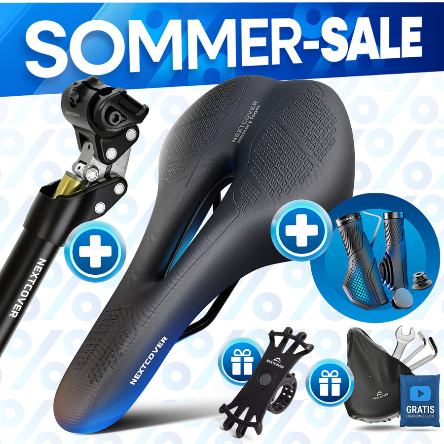 ComfortSets Ultra™ – Fahrradsattel, Sattelstütze & Griffe | (E-Bike / Sport)