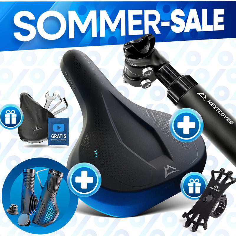ComfortSets Ultra™ – Fahrradsattel, Sattelstütze & Griffe | (E-Bike / Sport)