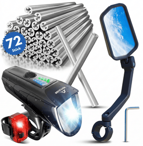 Safety Bundle (Licht-Set + Spiegel + Reflektoren)