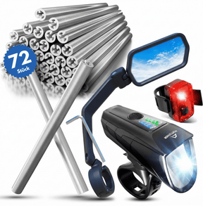 Safety Bundle (Licht-Set + Spiegel + Reflektoren)