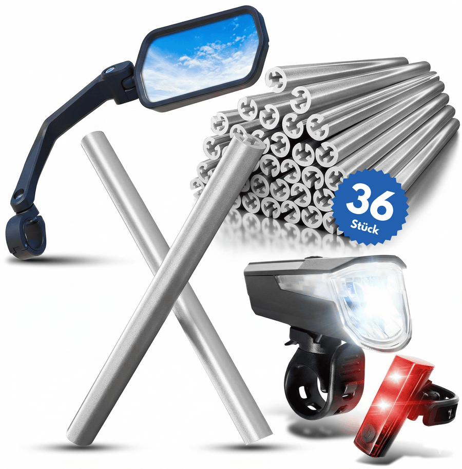 Safety Bundle (Licht-Set + Spiegel + Reflektoren)