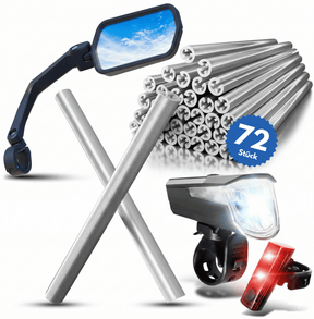Safety Bundle (Licht-Set + Spiegel + Reflektoren)