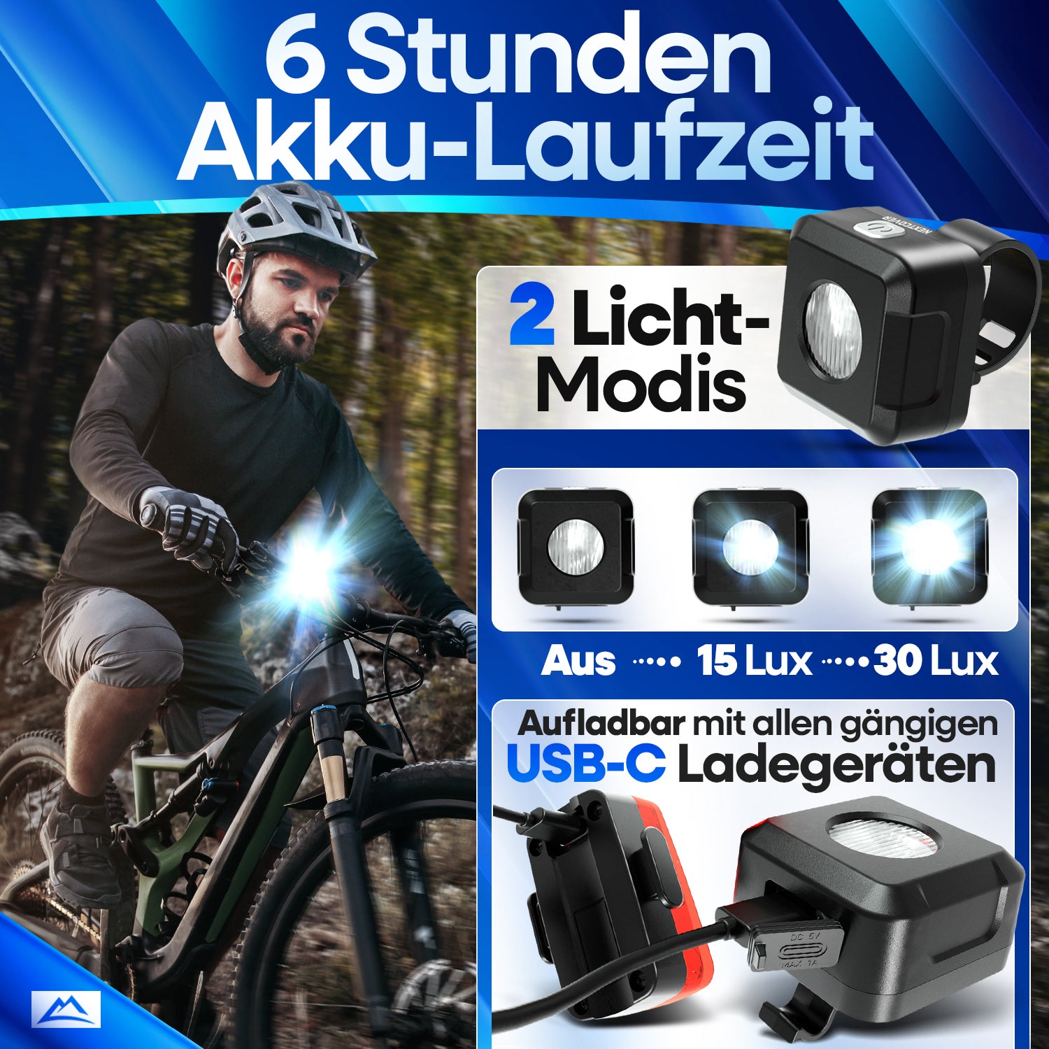 VisionOne Fahrradlicht – mit neu entwickelter VisionOne-LED