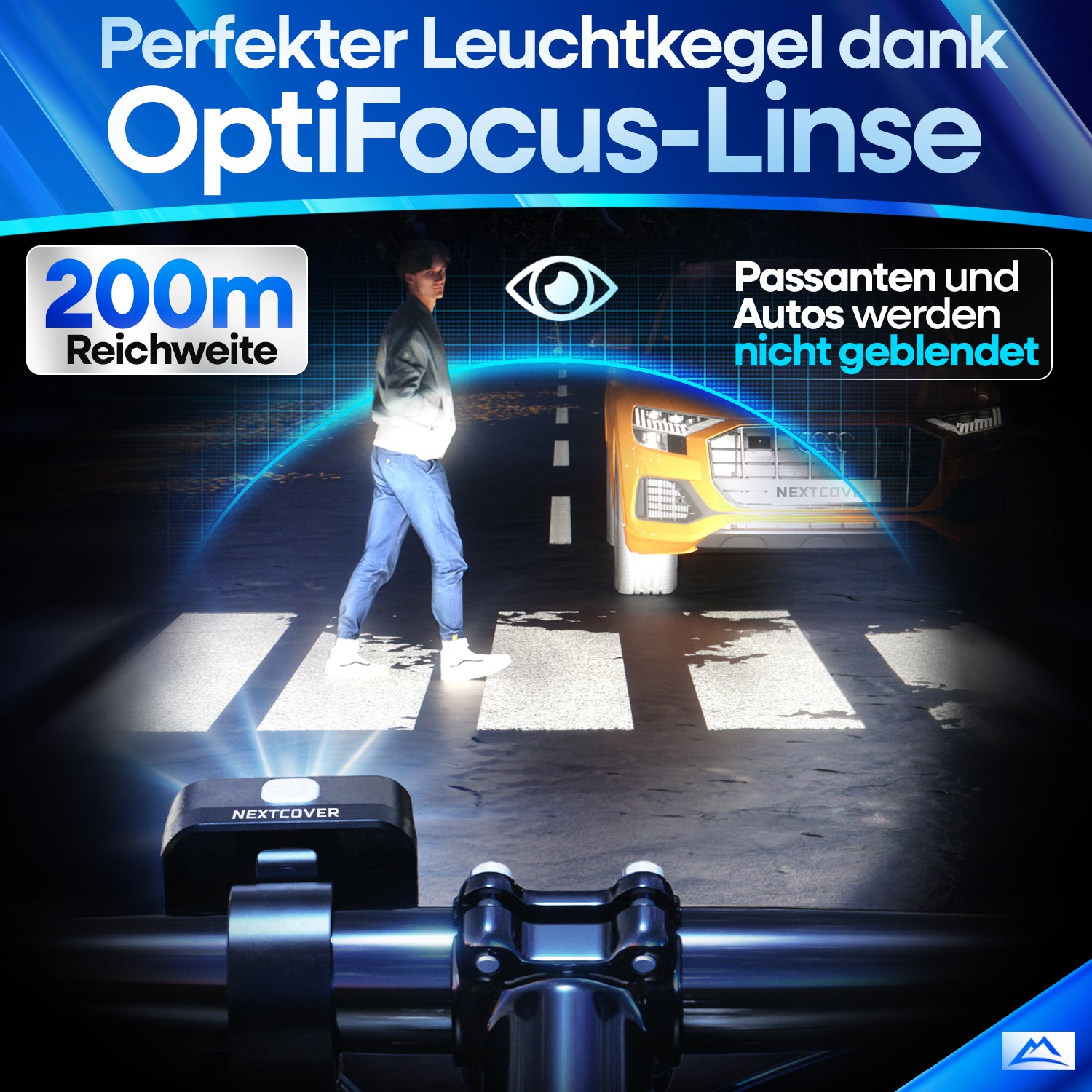 VisionOne Fahrradlicht – mit neu entwickelter VisionOne-LED