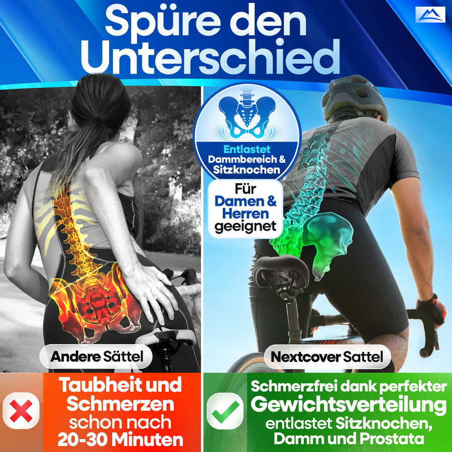 NEXTCOVER® Fahrradsattel ComfortSport - das Original