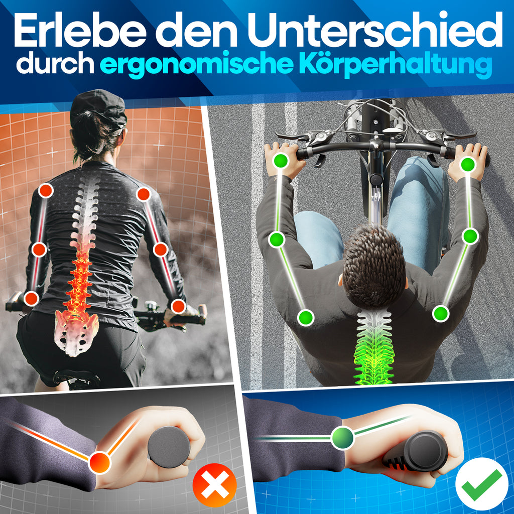fahrradgriffe unterschiedlich lang Fahrradgriffe GripOne – Mehr Komfort & Kontrolle auf langen Radtouren