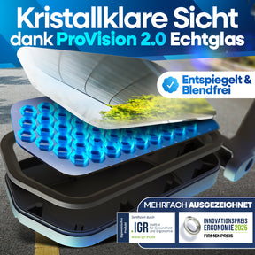 NEXTCOVER® Fahrradspiegel für Lenker mit Echtglas