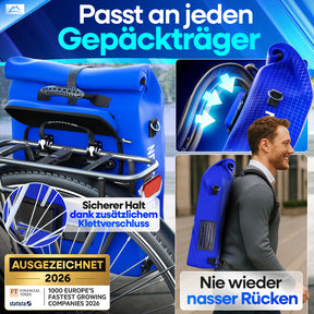 NextBag TPU 3in1 Fahrradrucksack - dein Begleiter für den Alltag