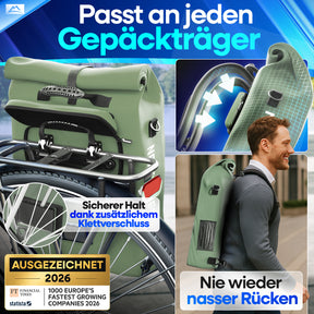 NextBag TPU 3in1 Fahrradrucksack - dein Begleiter für den Alltag