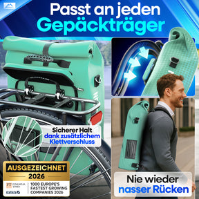 NextBag TPU 3in1 Fahrradrucksack - dein Begleiter für den Alltag