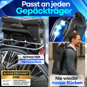 NextBag TPU 3in1 Fahrradrucksack - dein Begleiter für den Alltag