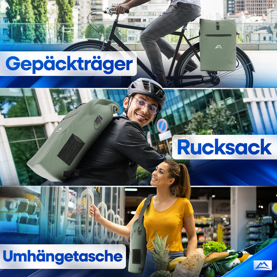 NextBag TPU 3in1 Fahrradrucksack - dein Begleiter für den Alltag