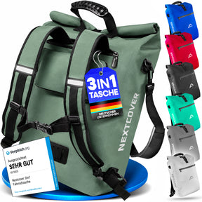 NextBag TPU 3in1 Fahrradrucksack - dein Begleiter für den Alltag