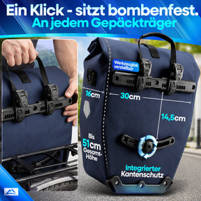 Gepäckträgertasche TPU