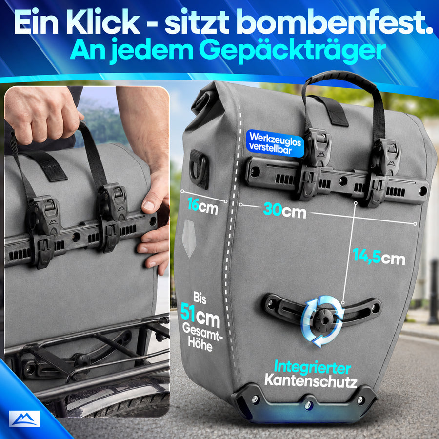 Gepäckträgertasche TPU