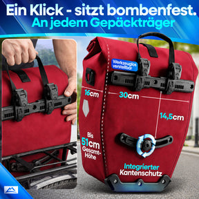 Gepäckträgertasche TPU