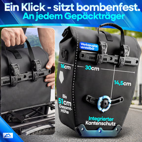 Gepäckträgertasche TPU
