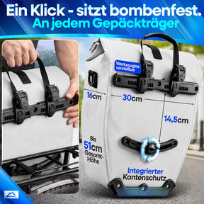 Gepäckträgertasche TPU