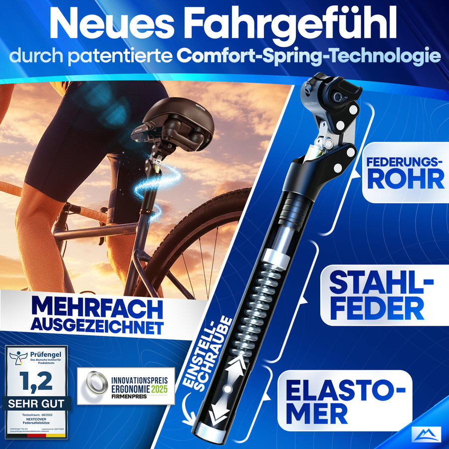 gefederte Sattelstütze ComfortSpring - Comfort-Spring-Technologie